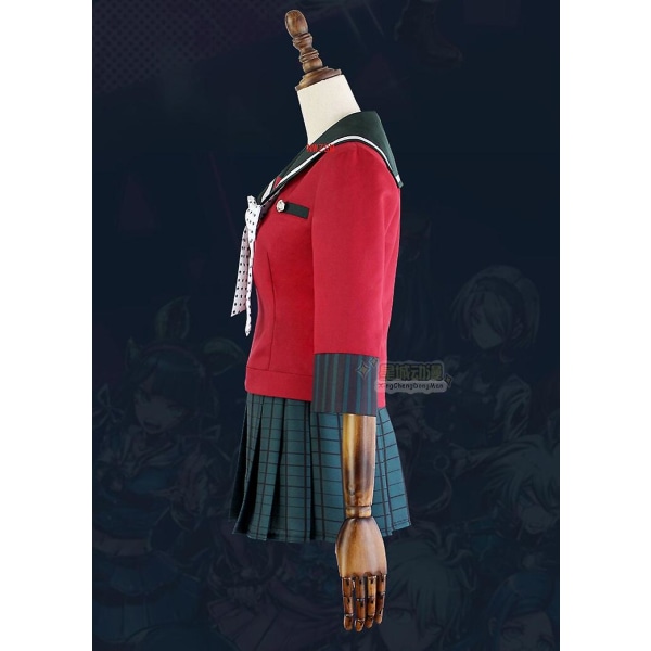 Anime Danganronpa Cosplay Harukawa Maki Cosplay Kostumer Paryk Skolepiger Uniform Dangan Ronpa Halloween Kostume Til Kvinder XL