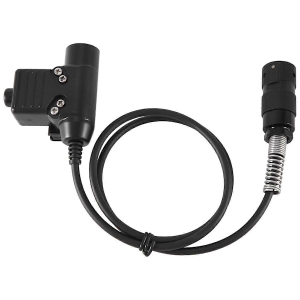 Kompatibel med Prc148 Prc152 U329 Walkie-Talkie 6-Pin Elements U94 Ptt Nøglekontakt Connector