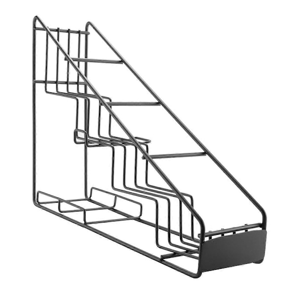 4 Flaske Tråd Display Rack/ Sirup Rack Kaffe Opbevarings Rack Multifunktionel Mælke Te Kop Rack Display