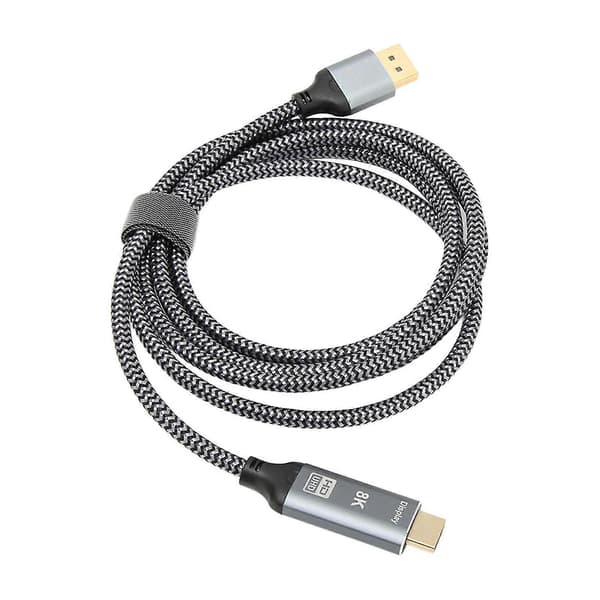 DisplayPort 1.4 til HDMI 2.1 Adapterkabel 8K Hann til Hunn