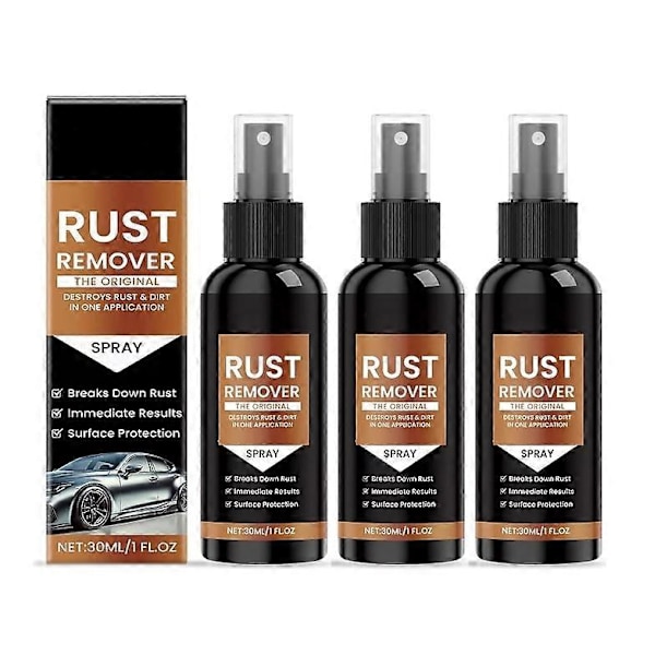 1/2/3 stk. Nexa Rustfjerner Spray, Nexa Bil Ridsefjerner, Rustfjerner til Metal 30ML