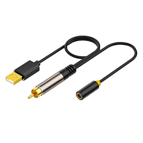 Kullattu digitaalinen koaksiaali SPDIF Audio Aux -kaapeli 3,5 mm naaras TV-boksivahvistimen liitäntäkaapeli