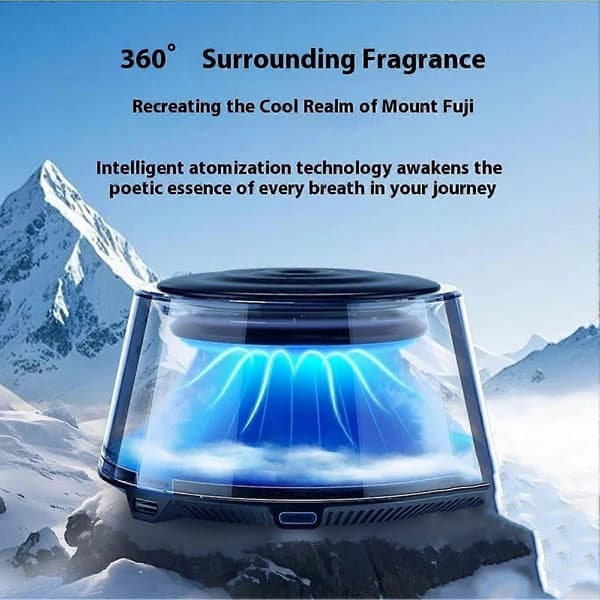 Cloud Mist Bildufter, Premium Naturskjønne Dufter Bildufter, Bil Diffuser Bilduft Tangerine