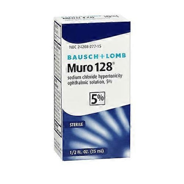 Bausch + Lomb Bausch And Lomb Muro 128 5% Oftalmisk Ögonlösning, 14,8 ml (Förpackning med 1)