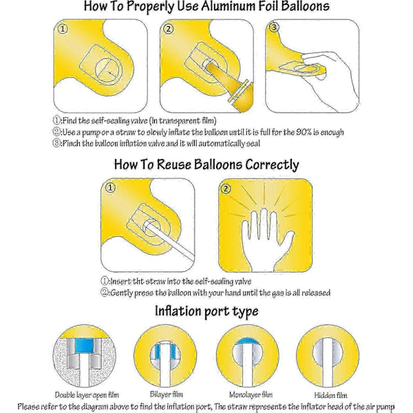 Bogstavballoner 100 cm Kæmpe Jumbo Helium Folie Mylar Til Festdekorationer Guld H Nye Modeller Ny Model