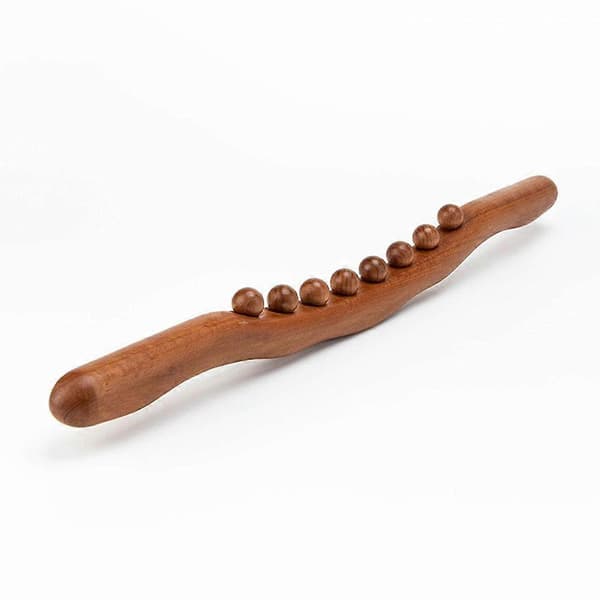 10-perle træ Gua Sha - Abdominal rulle- og skrabeudstyr