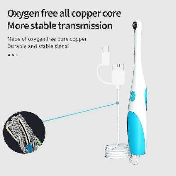 Mobil Oral Endoskop, Intraoralt Endoskop, Intraoralkamera, Dental Endoskopi, Endoskop, Dentalundersökningsendoskop, Oralkamera, Intraoralt Kamerasystem