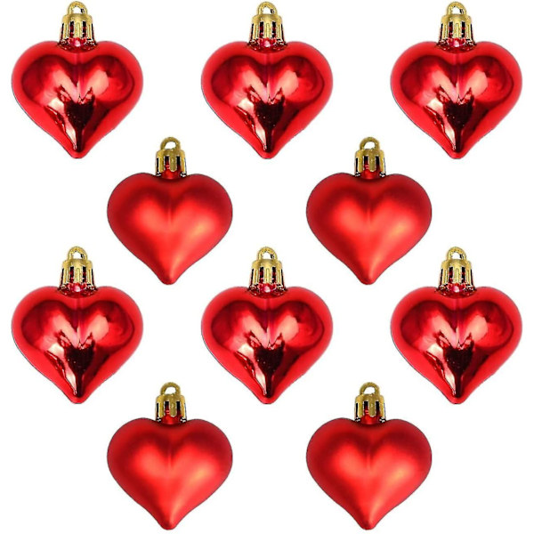 Valentinsdag Festpynt Hjerteballoner (guld) 48 Styk uu