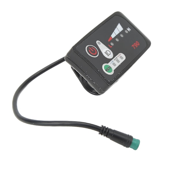 Sähköpyörän LED-virranäyttöpaneeli Sähköpyörän muokkausnäyttömittari vedenpitävällä 5p-urosliittimellä 22,2 mm ohjaustangolle 36v