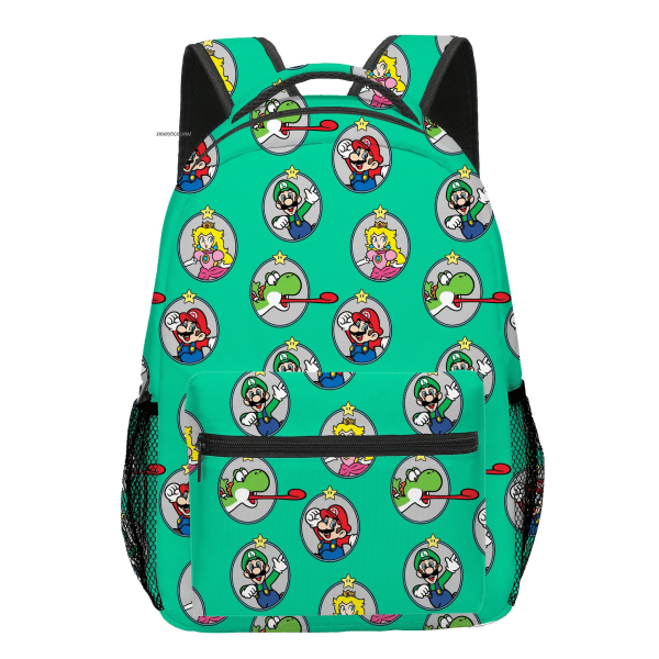 Kawaii Super Mario Bros. Skolesekk for gutter og jenter Clear