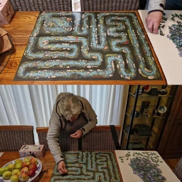 Kantbitspusselspel, Unikt flodtema-pussel