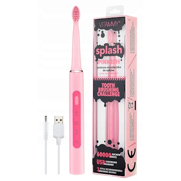Elektrisk Tandborste Vitammy Splash Rosa Tow017185