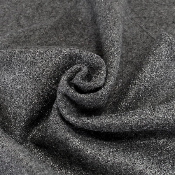 Herre Ensfarget Skjerf Varmt Vintertykt Skjerf Dark gray
