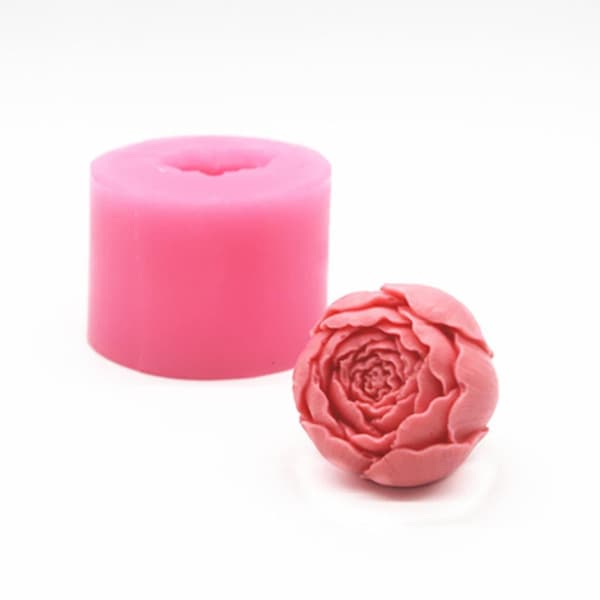 DIY Krystal Epoxy Rose Blomst Silikone Håndform Q