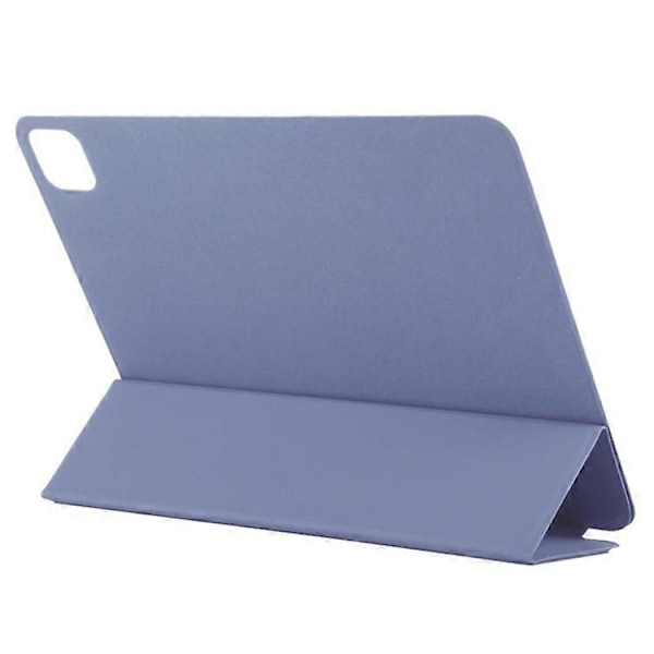 Kompatibelt Fodral för iPad Pro 11 (2024) PU Läder Tri-fold Ställ Magnetisk Stängning Tablet Skydd Purple