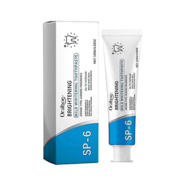 Mild Mint Tannkrem - Flekkfjerning, Emaljestyrking og Frisk Pust - 120g