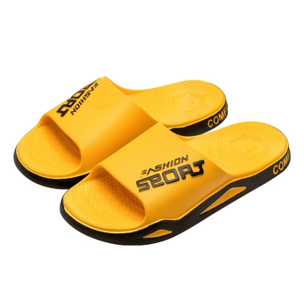 Slippers med tykk såle, trendy, sklisikre, slitesterke hjemmesko, sandaler og slippers for par, egnet for stranden wite 36-37 240mm 9.45in