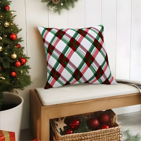 45cm Merry Christmas Putetrekk Putevar Fløyel Jul Kasteputetrekk For Hjemmetema Ornament Nyttår Juledekor 3