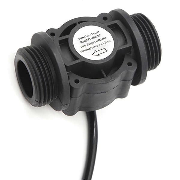 DN25 Flow Sensor Turbin Flowmåler Vannstrømningssensor Industriell Landbruks Flowmåler