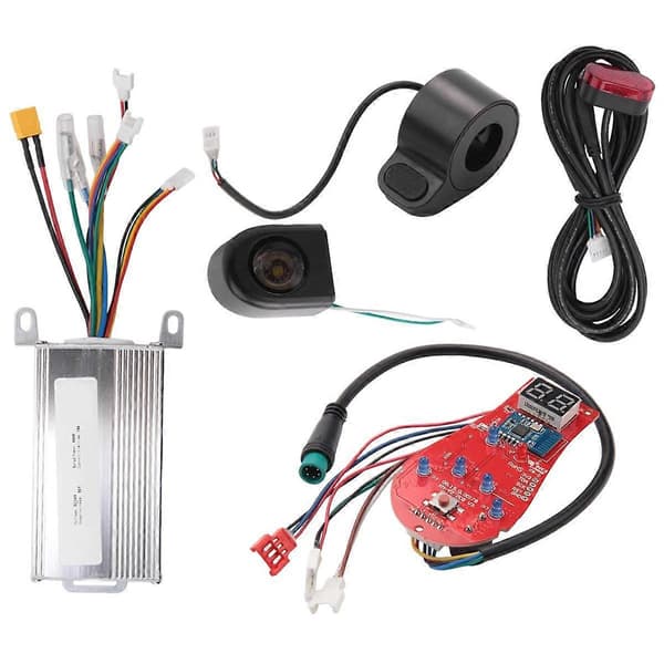 Scooter Controller Board Motherboard 350W 36V til 1:2 Scooter Kontrol Baglygter Accelerator og D