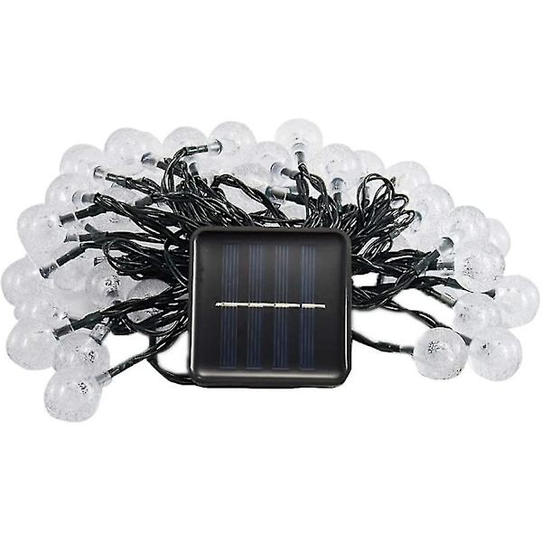 6,5 m Solar Bubble Ball lyskæde 30 LED udendørs vandtæt dekorativ lanterne havelys