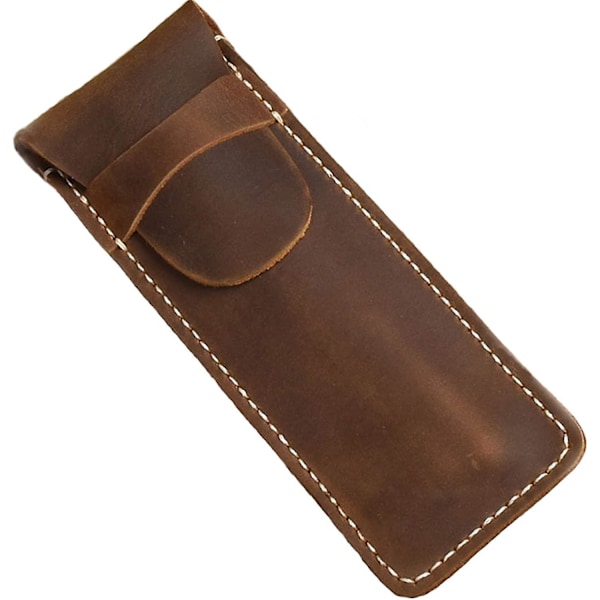 Multi Pen Etui Pen Taske Ægte Læder Håndlavet Pen Etui Læder Håndlavet Pen Etui Unisex Gave