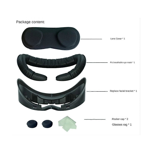 Lämplig PICO 4 Mask VRARMR Integrerad Maskin Virtual Reality Utrustning Ersättningsfäste Mask