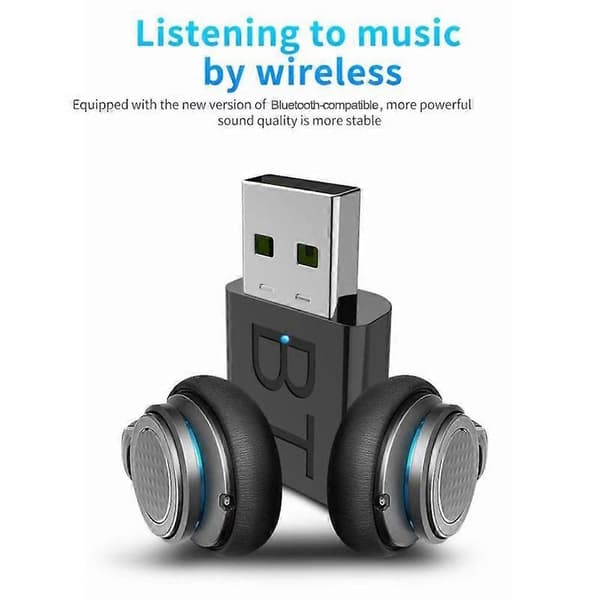 2-i-1 USB Bluetooth 5.0 sender/mottaker AUX Audio G8N8 for TV/PDE E3P5