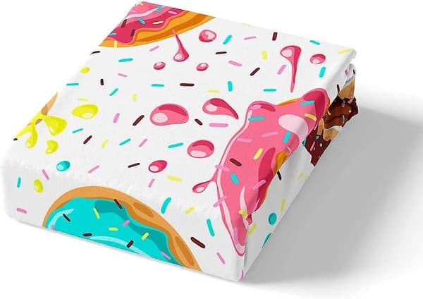 Donuts Påslakan Dessert Täcke För Flickor Barn Sovrum Örngott 160*220cm