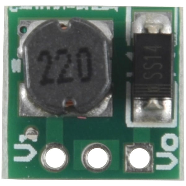 0.9-5V Till 5V DC-DC Step-Up Strömmodul Spänningshöjare Kort 1.5V 1.8V 2.5V 3V 3.3V 3.7V 4