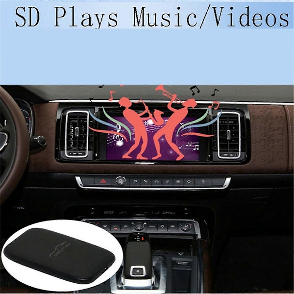 Android TV CarPlay AI Box langaton Carplay-sovitin sisäänrakennetulla kaupalla, tukee auton älyjärjestelmiä