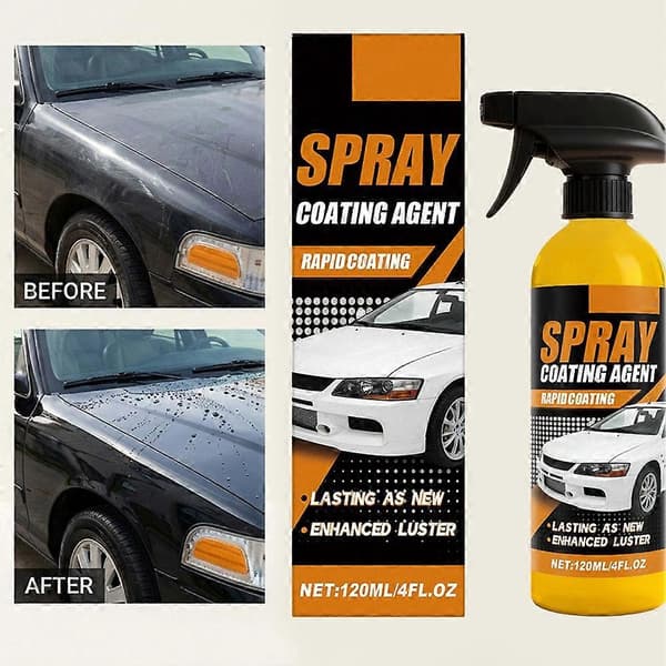 Bilbeleggspray for rask glans, umiddelbar filmdannelse, langvarig beskyttelse