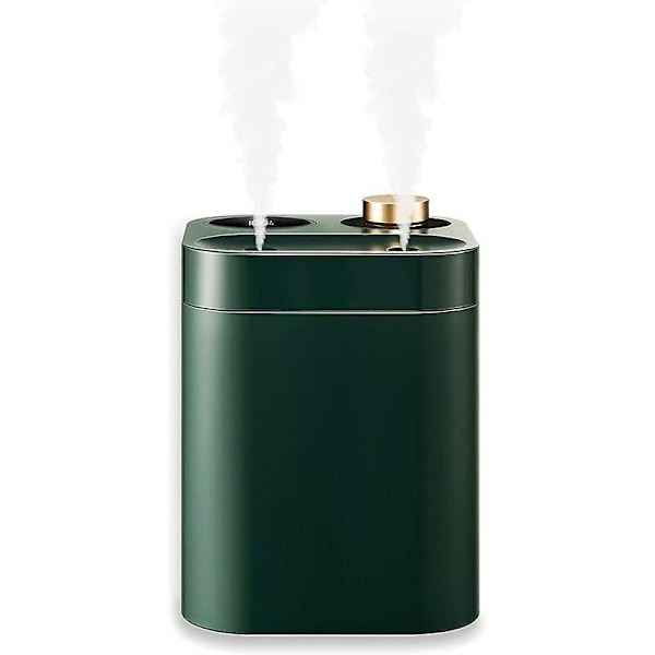 Luftfuktare, Rum- och Växtluftfuktare, 28 db Tyst, USB Uppladdningsbara Luftfuktare (800ml Grön)