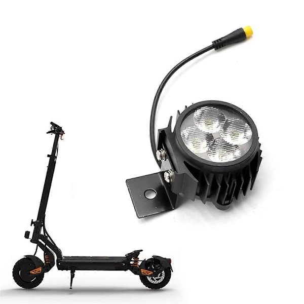 Forlygte til Kukirin G2 MAX G2 PRO El-løbehjul Styr Lampe Front LED Lys Udskiftningsdele