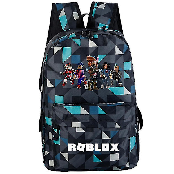 Roblox Skolesekk Ryggsekk Student Skolesekk Reiseveske Color-10