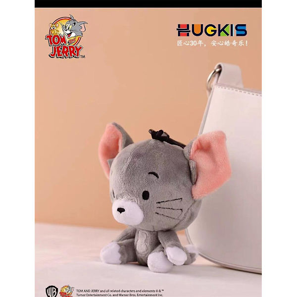 Chibi Tom och Jerry Plyschleksaker Nyckelring Anime Spike Tyk