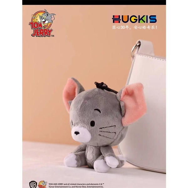Chibi Tom og Jerry Plyslegetøj Nøglering Anime Spike Tyk