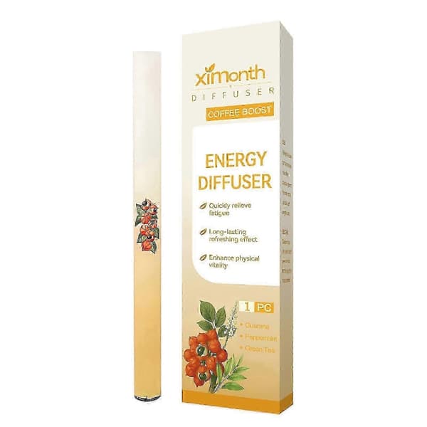 Örtbaserad Diffuser med Kungsljus/Timjan/Mynta Guarana/Grönt Te, Diffuser för Klar Andning Yellow