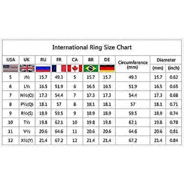 Ringe Cubic Zirconia Eternity Forlovelses Vielsesringe Vielsesringe til Kvinder Jubilæum 3 Båndbredde Ringe (6)