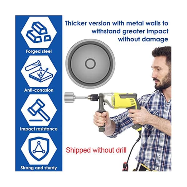 SDS-Max Jordstangsdriver, 65mm Heavy Duty Stålbor Bitdriver, til RotaryHammer Bor Jordforbindelse