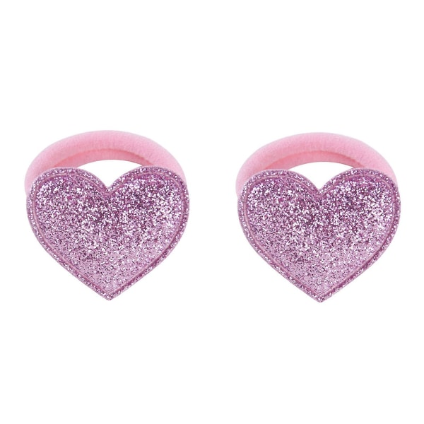 Sarjakuva Kruunu Hiuslenkit Glitter Tähti Sydän Poninhäntäpidikkeet Vauvatytöille