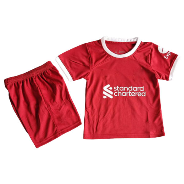 23-24 Liverpool hjemmebrugstrøje træningsdragt kortærmet jersey T-shirt Ferdinand NO.5 XL