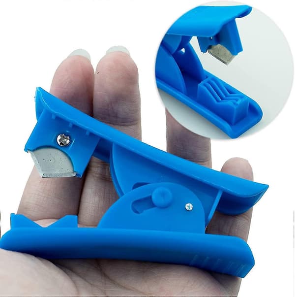 Rörskärare Nylon Plastslangskärare (blå) (1st)