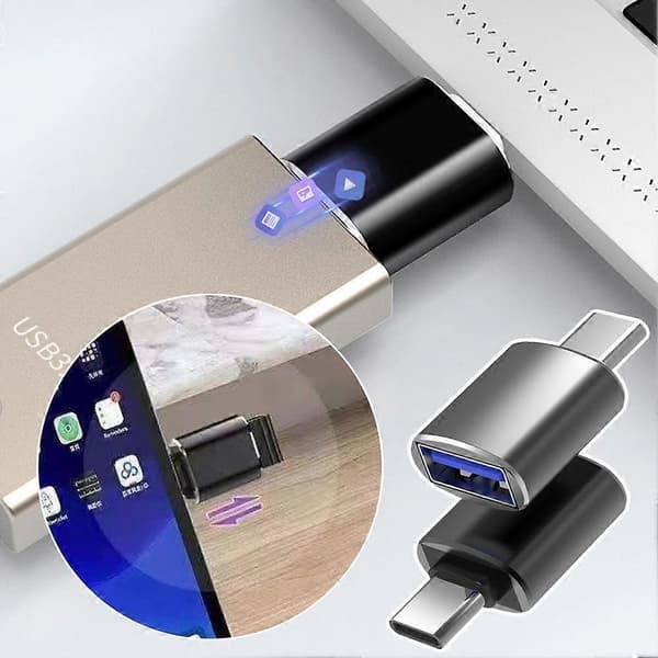 USB-C USB 3.1 Type C Han til USB 3.0 Hun Data OTG Konverter Adapter HOT A0J7 silver