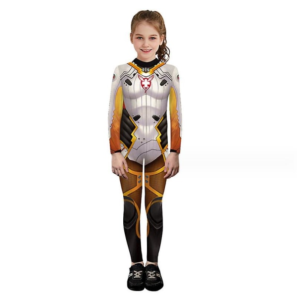 Barn Halloween rolig kostym pojke flicka 3d print bodysuit Cool barn cosplay jumpsuits style 6 XXL