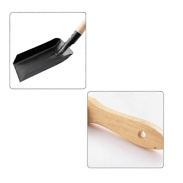 Kolskyffel och Eldstadskvast Set, Eldstadsskyffel och Borste, Eldstad Städset, Eldstadsverktygsset