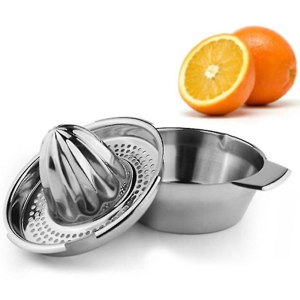 Manuell Citruspress Rostfritt Stål Apelsinpress Citronpress Apelsinjuicer Diskmaskinsäker För Apelsiner Citroner Lime A