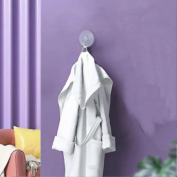 Vacuum Suction Hooks Hook Self-Adhesive Suction Cup Reusable Transparent Hook Modern