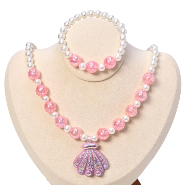 Halskæder til børn Piger Enhjørning Tegneserie Prinsesse Smykker Piger Armbånd Baby Tilbehør Børnesmykker Gaver Style2