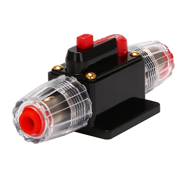 12V-24V Inline Automaattinen Virtakatkaisija 100A Manuaalinen Nollauskytkin Auton Audio Sulake
